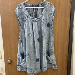 Oli & Hali Star Patch Detail Tunic